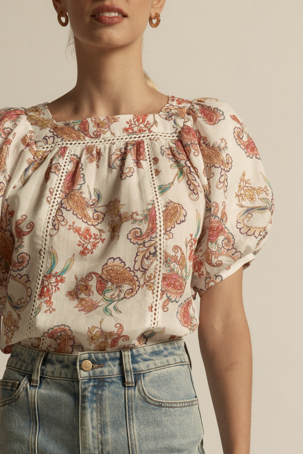 Ode Top - Verona Paisley|  zoe kratzmann| considered design