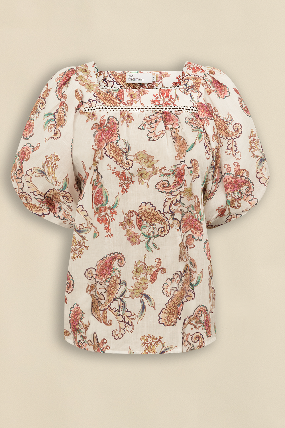 Ode Top - Verona Paisley|  zoe kratzmann| considered design