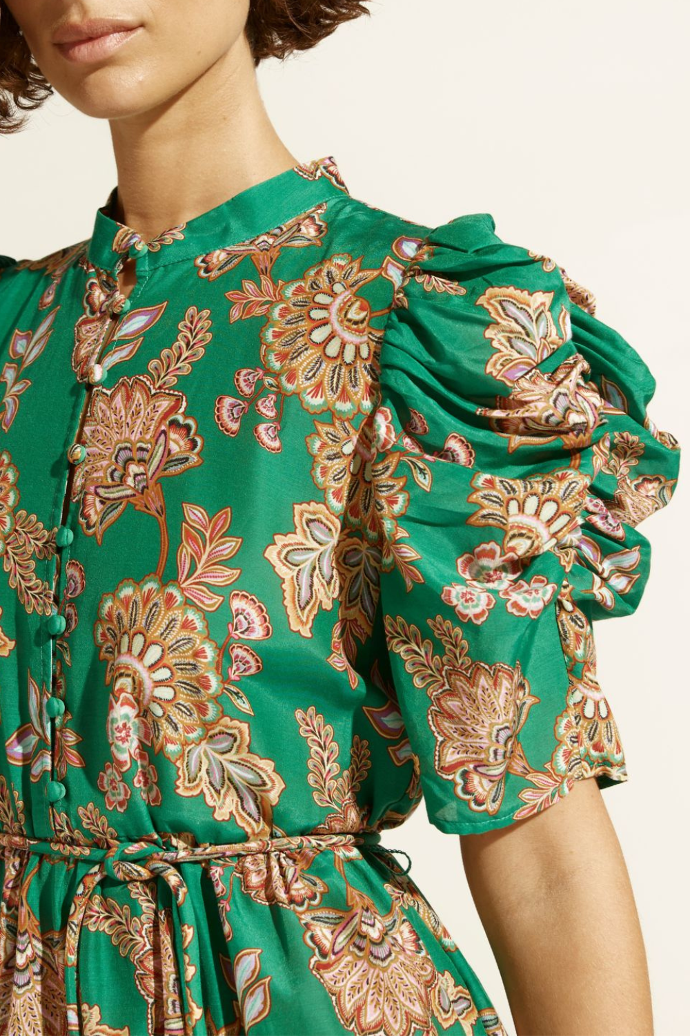 Opus Dress in K'Gari Palm Green
