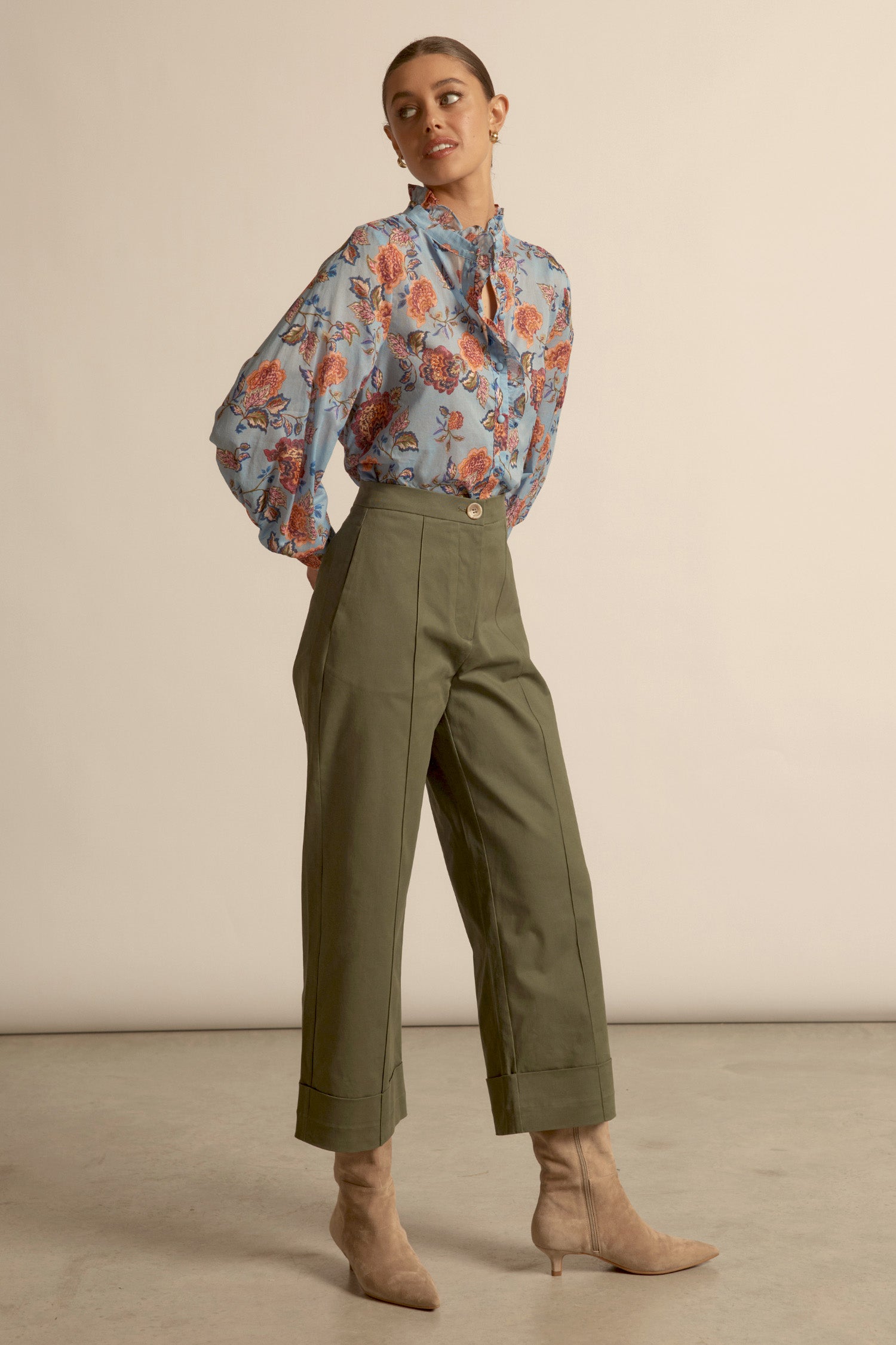 orbit pant - olive|  zoe kratzmann| considered design
