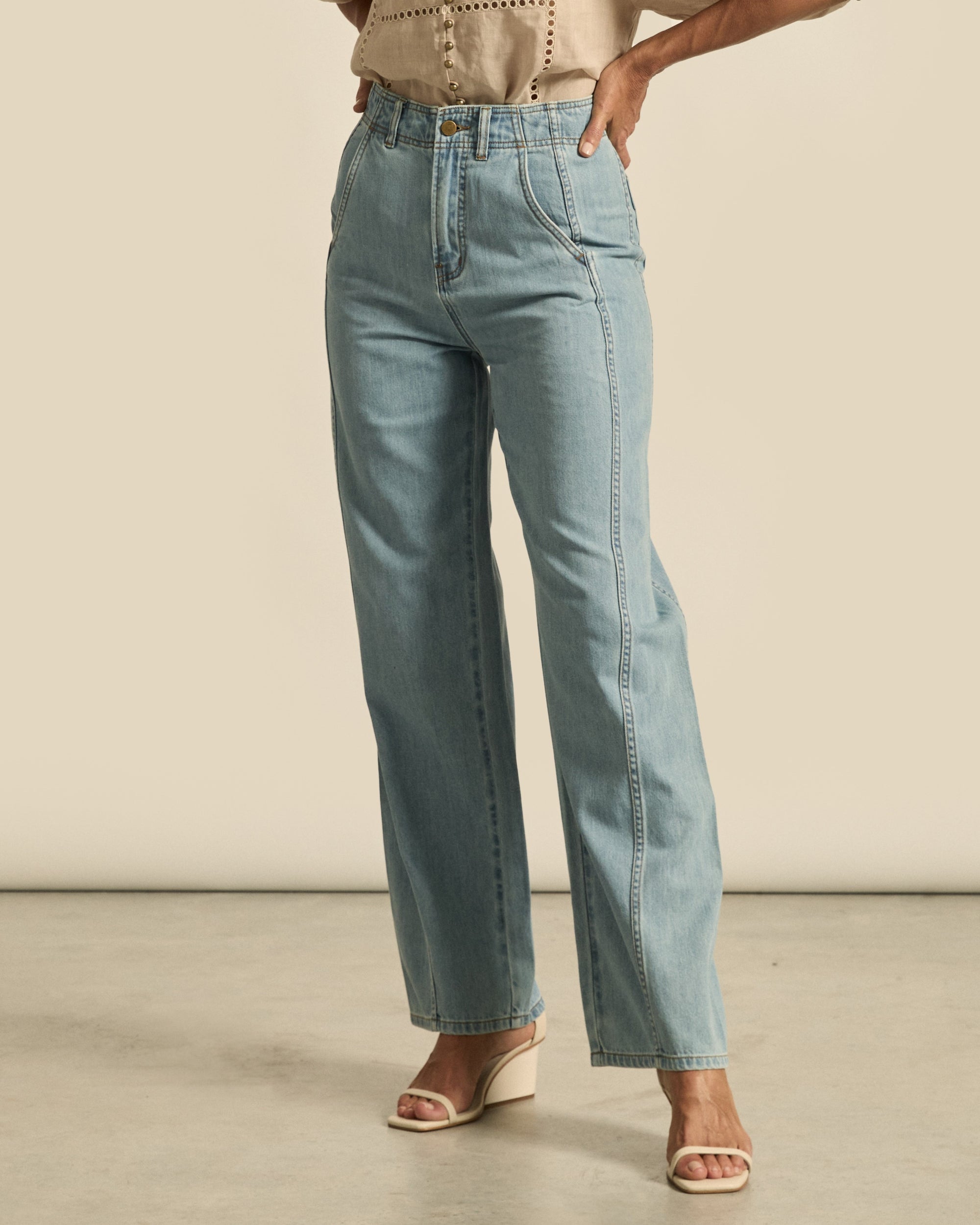 orchestrate jean - light washed denimjpg