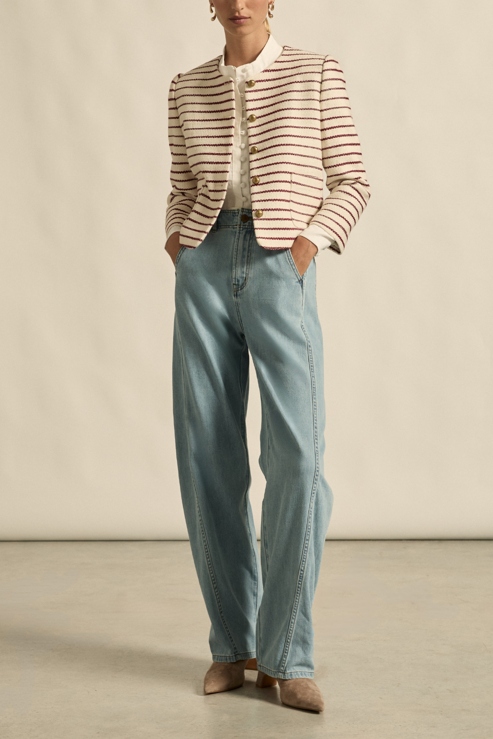 orchestrate jean - light wash denim