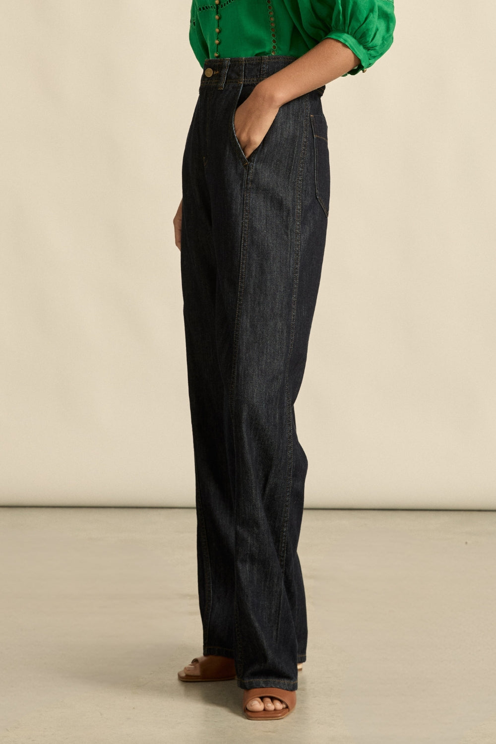 orchestrate jean - dark denim|  zoe kratzmann| considered design