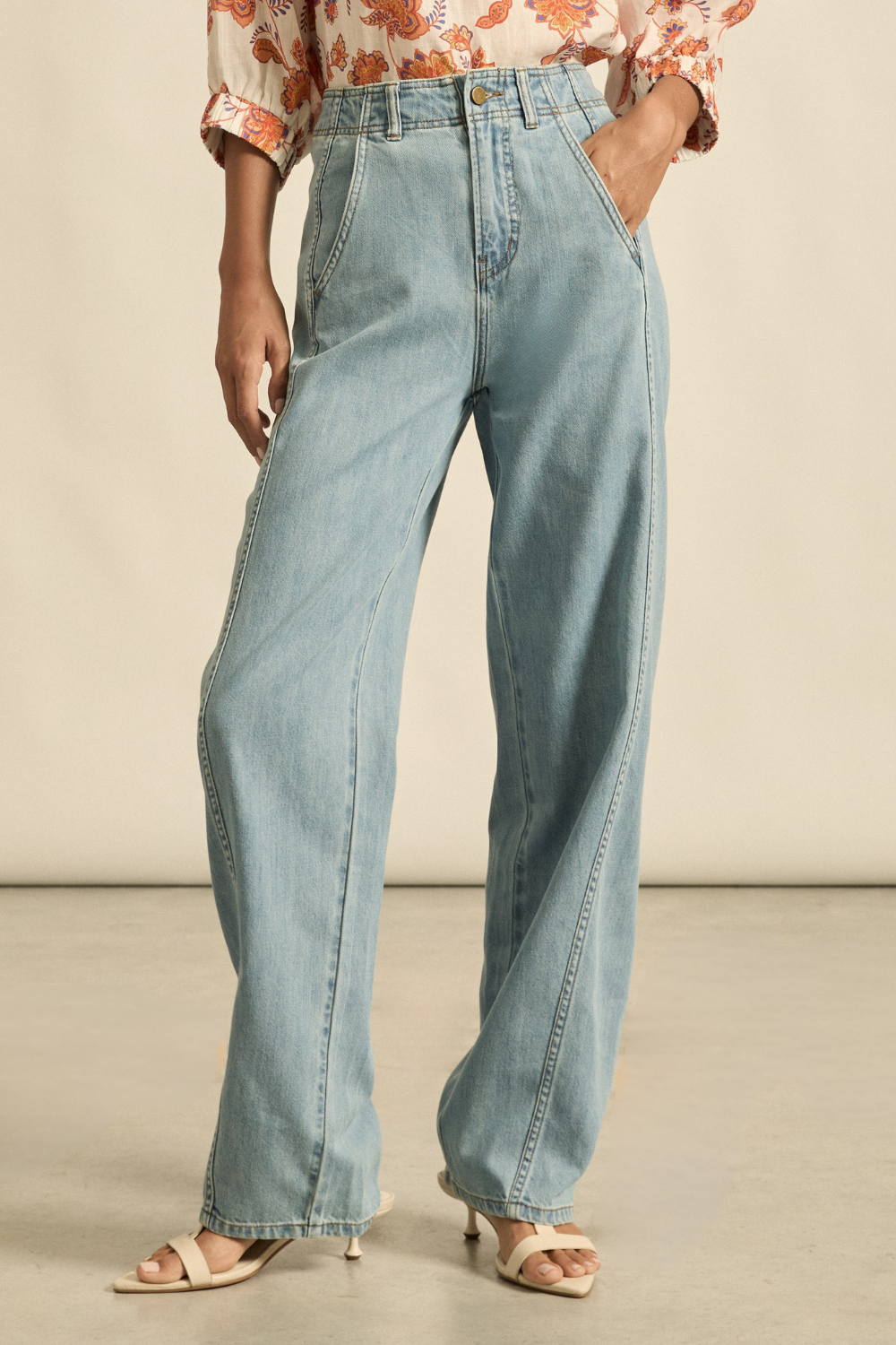orchestrate jean - light wash denim|  zoe kratzmann| considered design