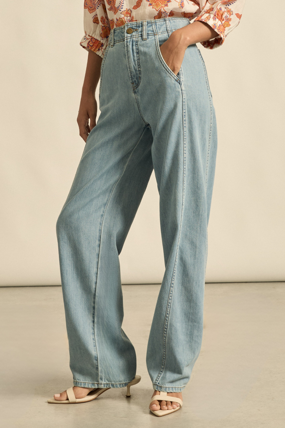 orchestrate jean - light wash denim|  zoe kratzmann| considered design