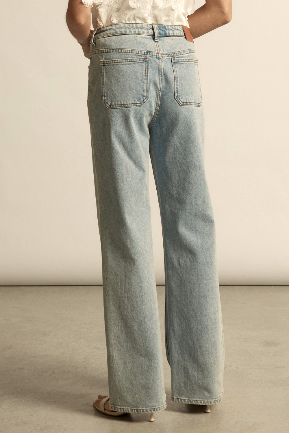 piazza jean - washed denim