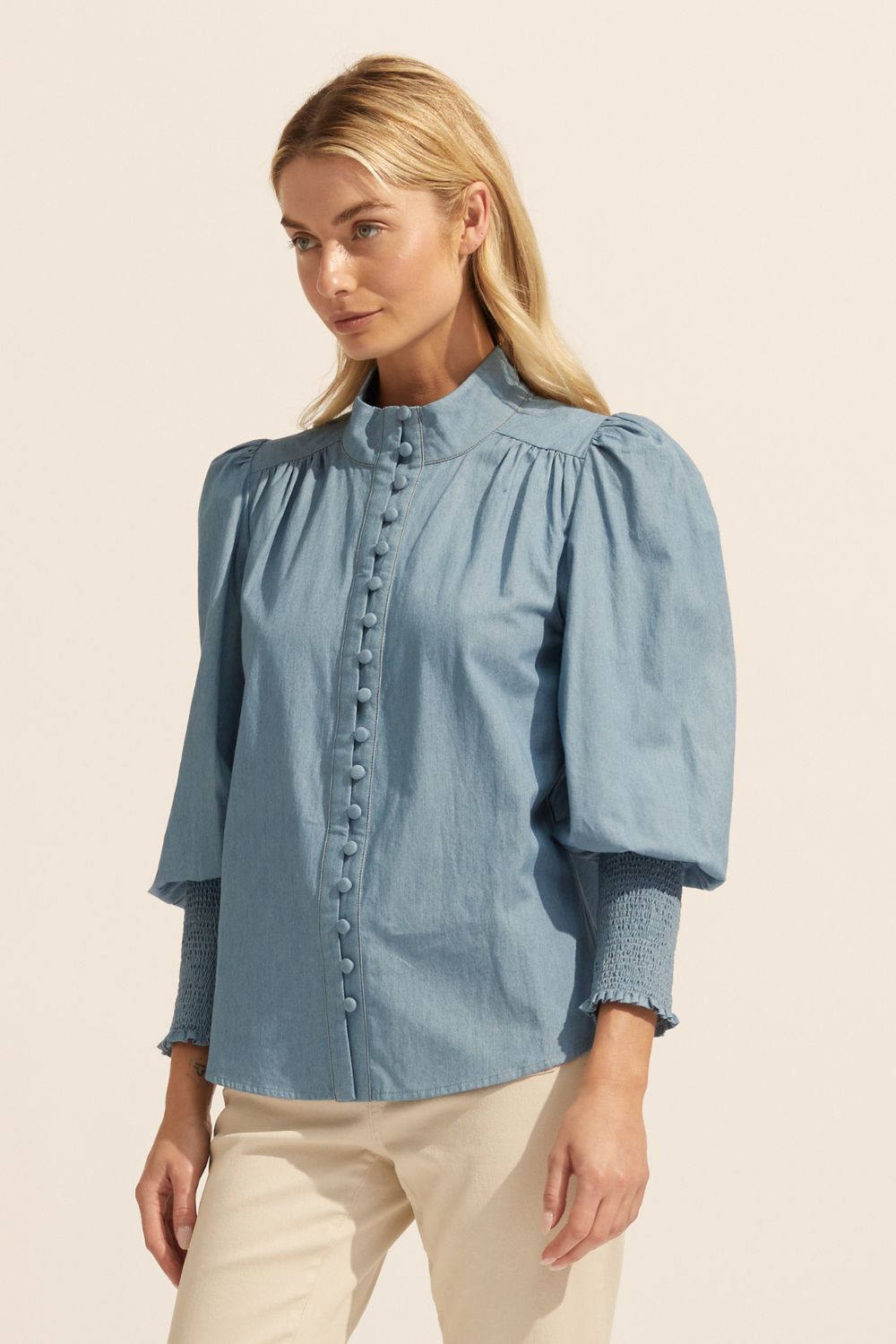 pier top - chambray