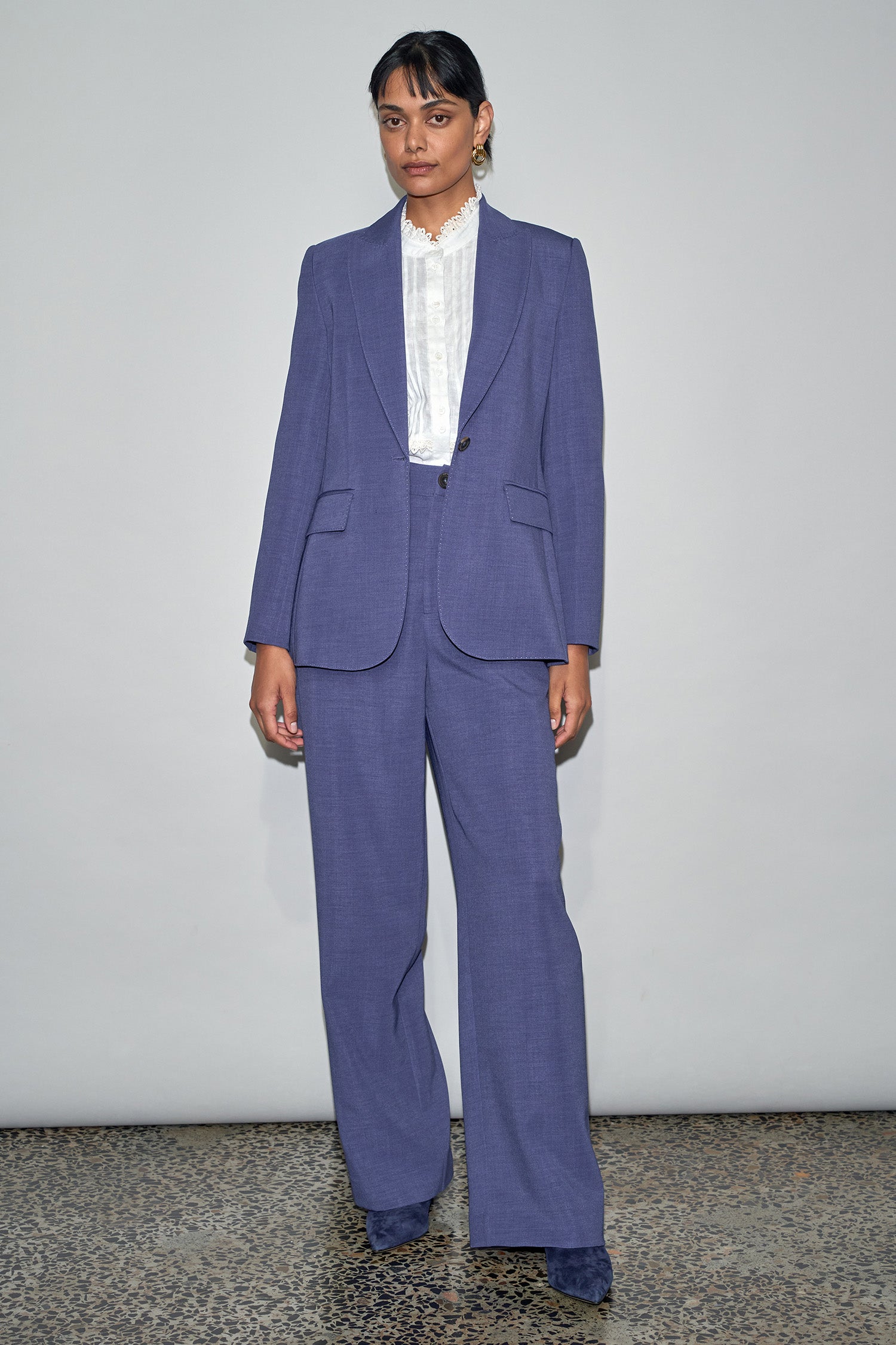 pillar jacket - violet blue|  zoe kratzmann| considered design