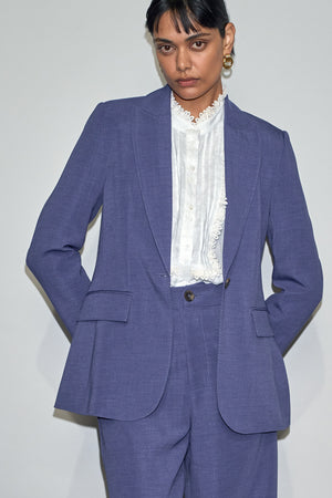 pillar jacket - violet blue|  zoe kratzmann| considered design