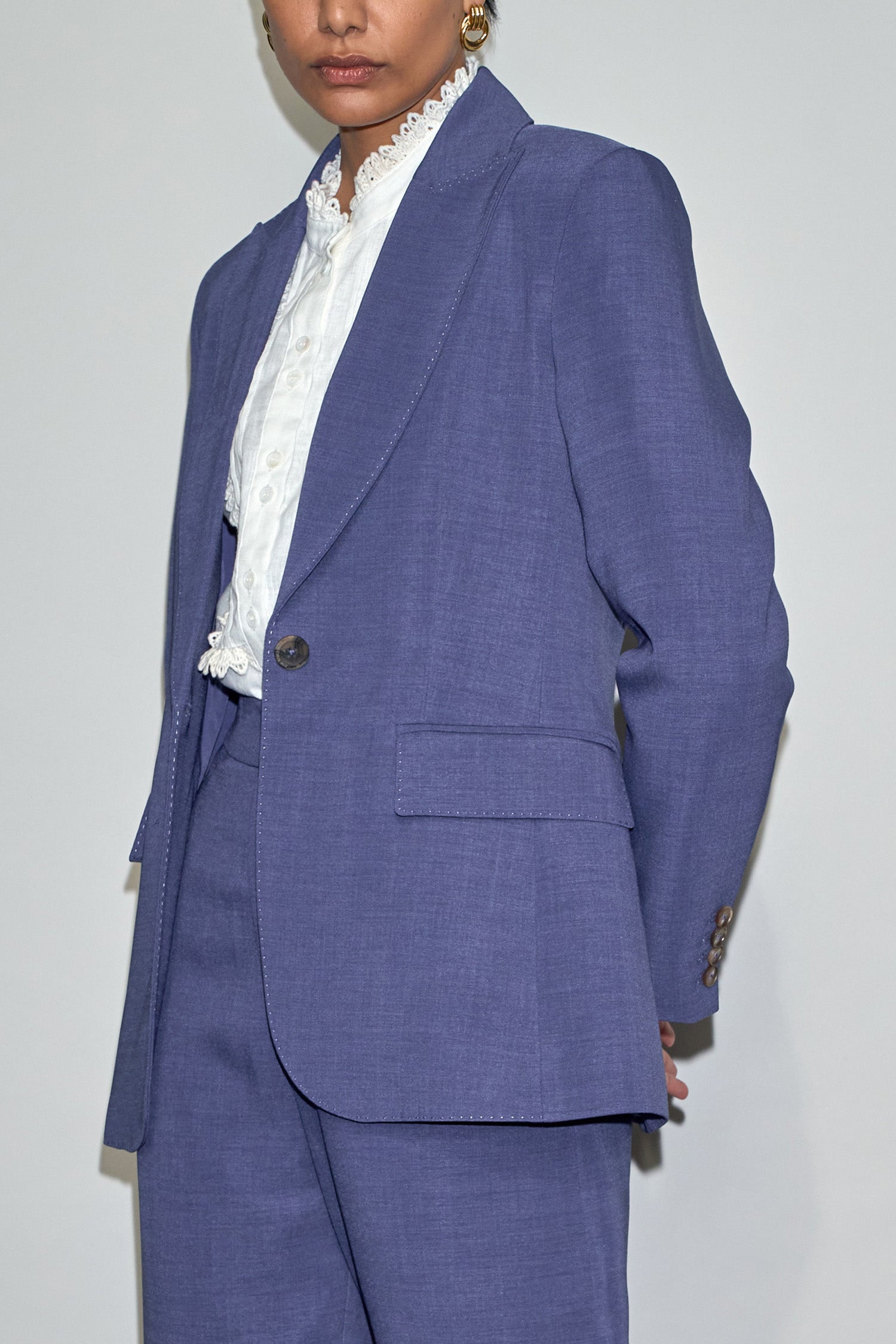 pillar jacket - violet blue|  zoe kratzmann| considered design