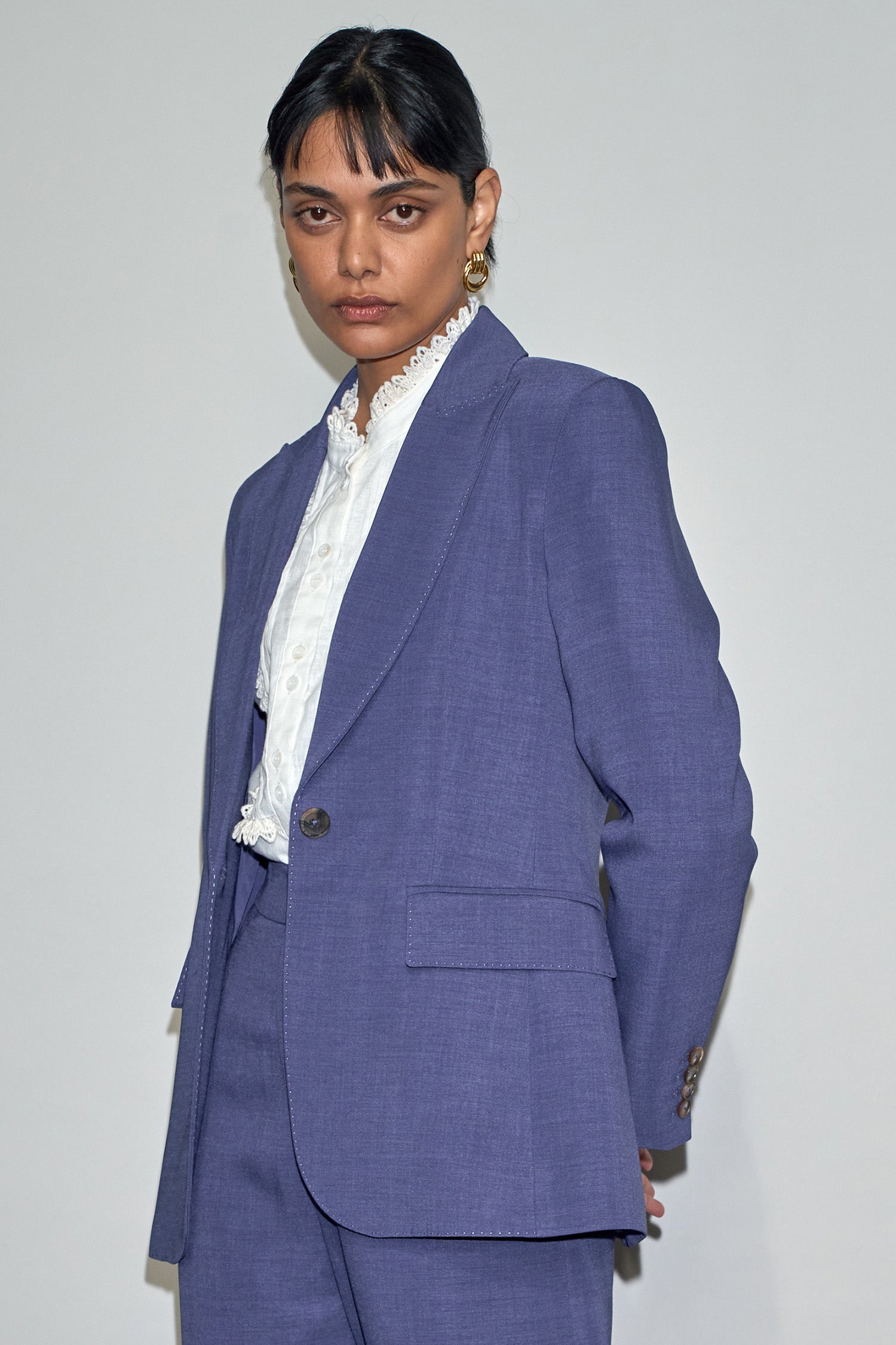 pillar jacket - violet blue|  zoe kratzmann| considered design