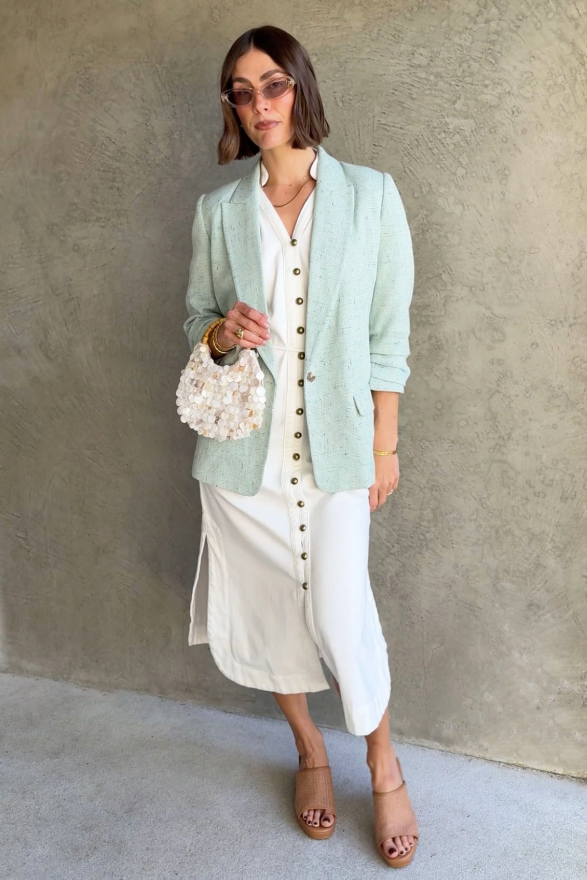 refine jacket - pistachio|  zoe kratzmann| considered design