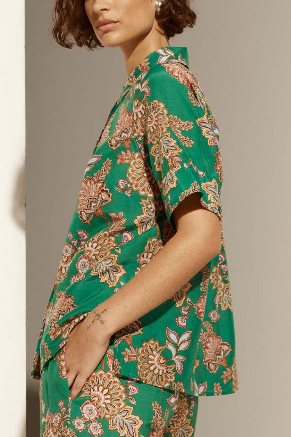 pixel top - k'gari palm green