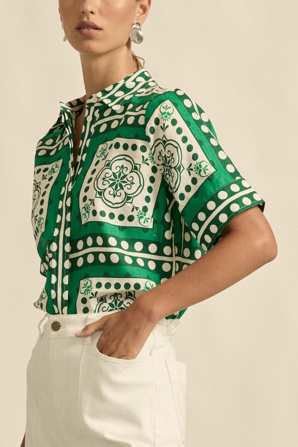 pixel top - parrot scarf|  zoe kratzmann| considered design