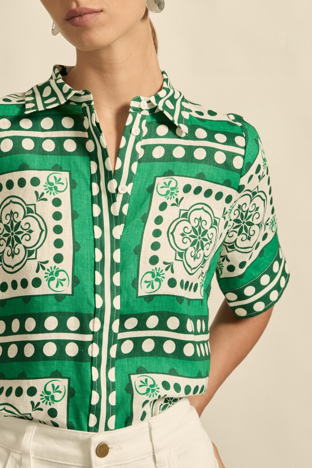 pixel top - parrot scarf|  zoe kratzmann| considered design