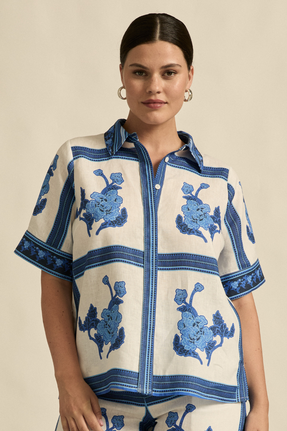 pixel top - azure collage|  zoe kratzmann| considered design