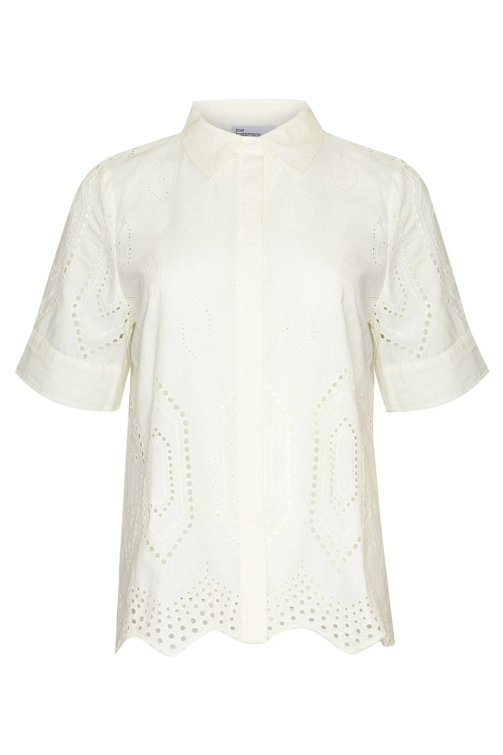 Pixel Top in Cream Broderie Pixel Top in Cream Broderie