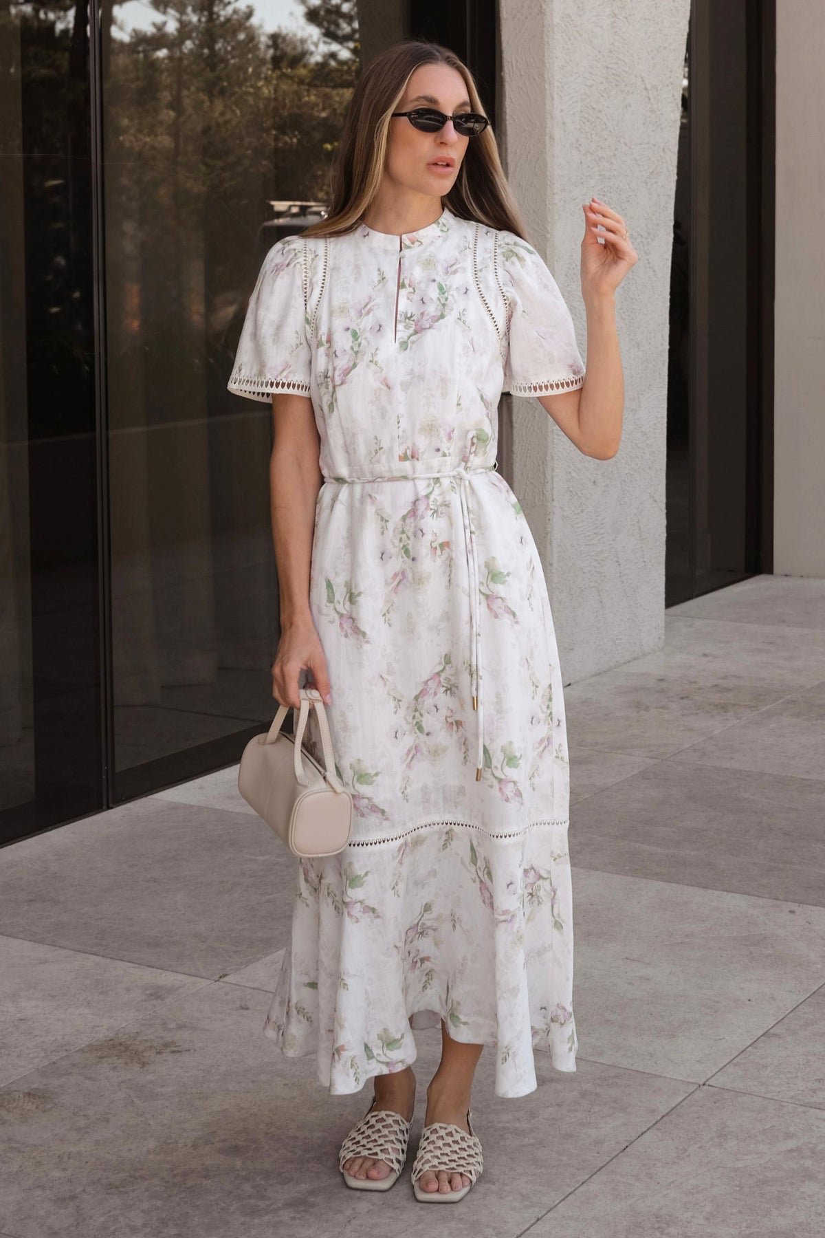 poem dress - painterly bloom|  zoe kratzmann| considered design