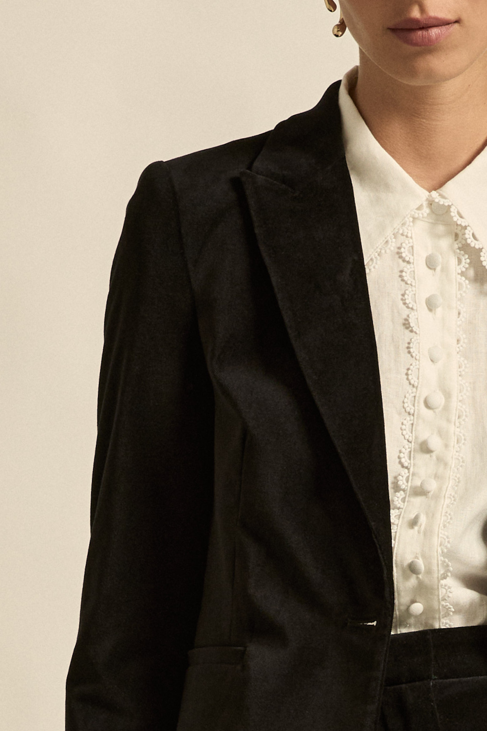 poise jacket - black