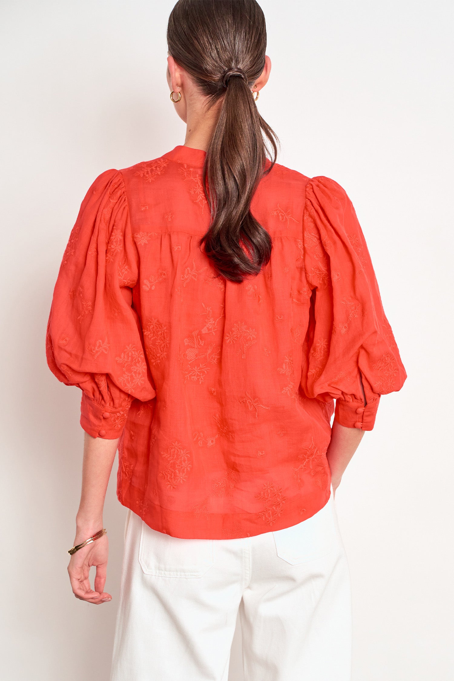 poise top - papaya|  zoe kratzmann| considered design
