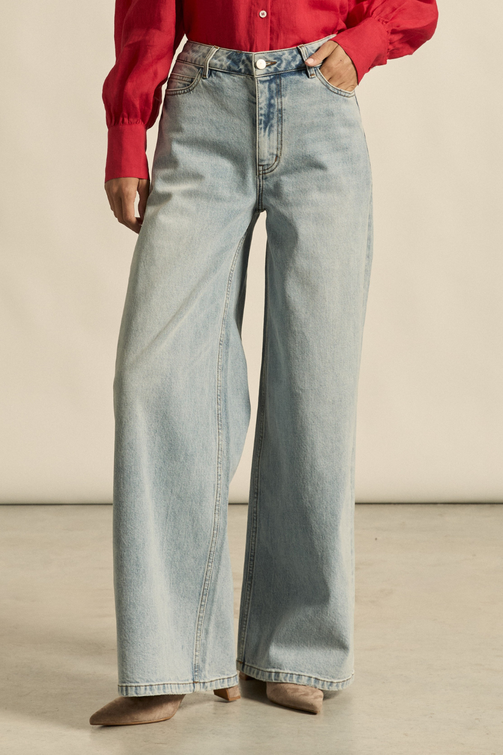 ponder jean - washed denim