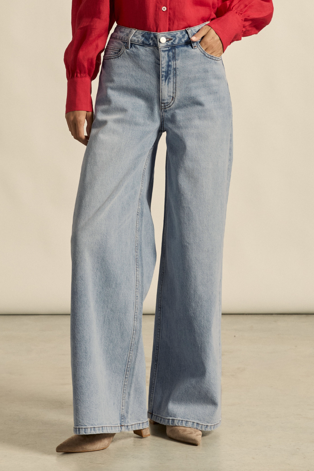ponder jean - washed denim