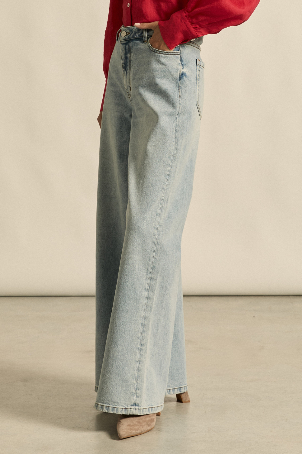 ponder jean - washed denim