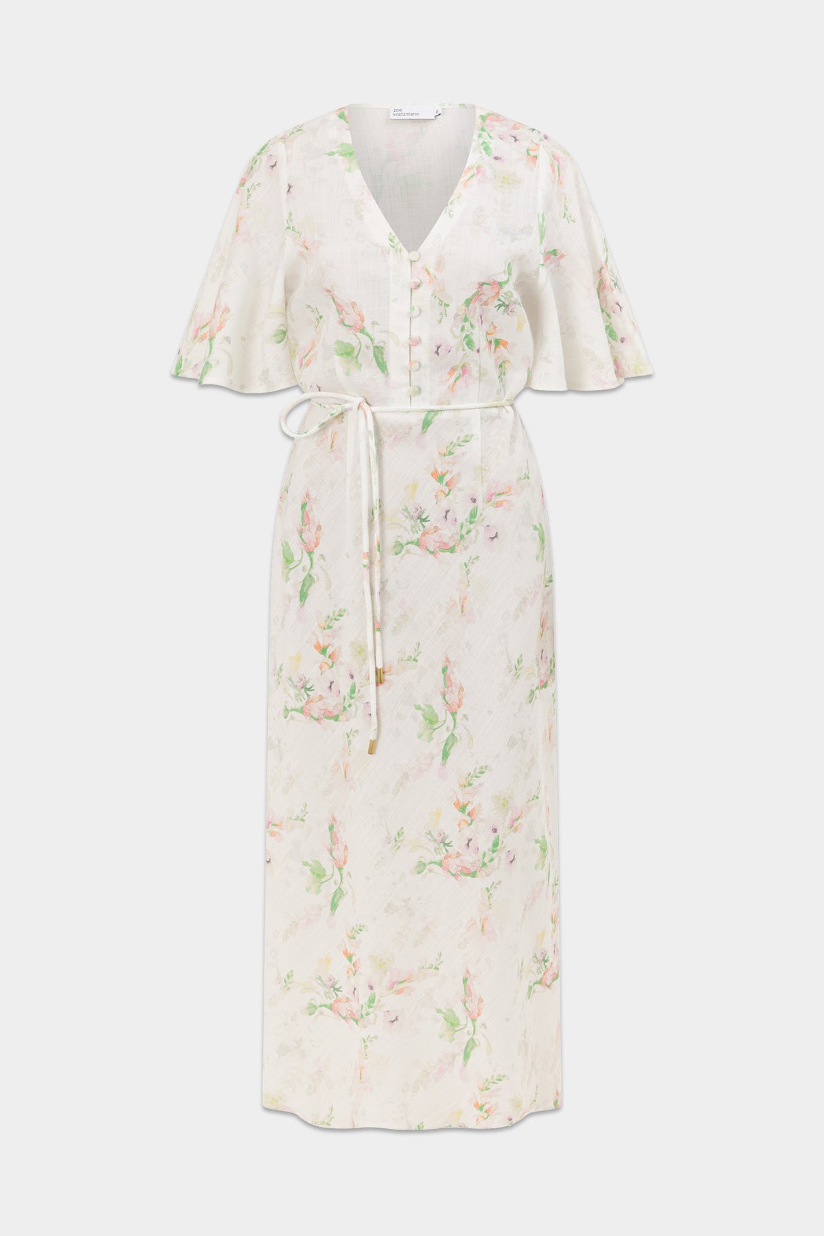 premier dress - painterly bloom