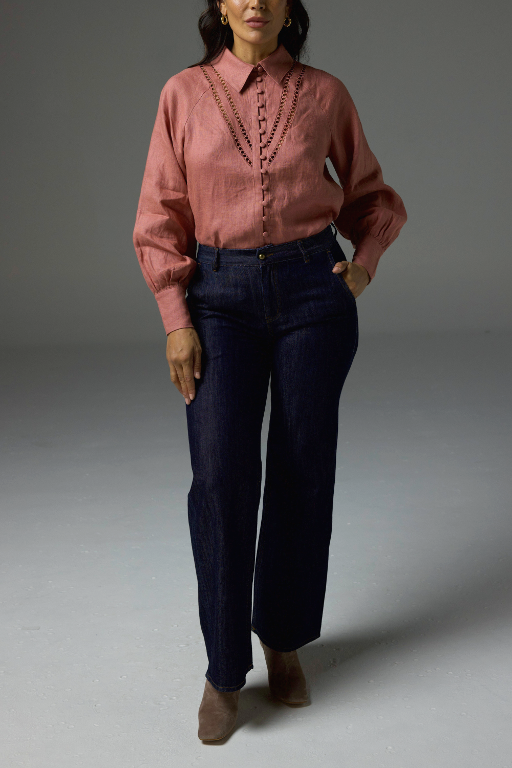 purvey top - tearose