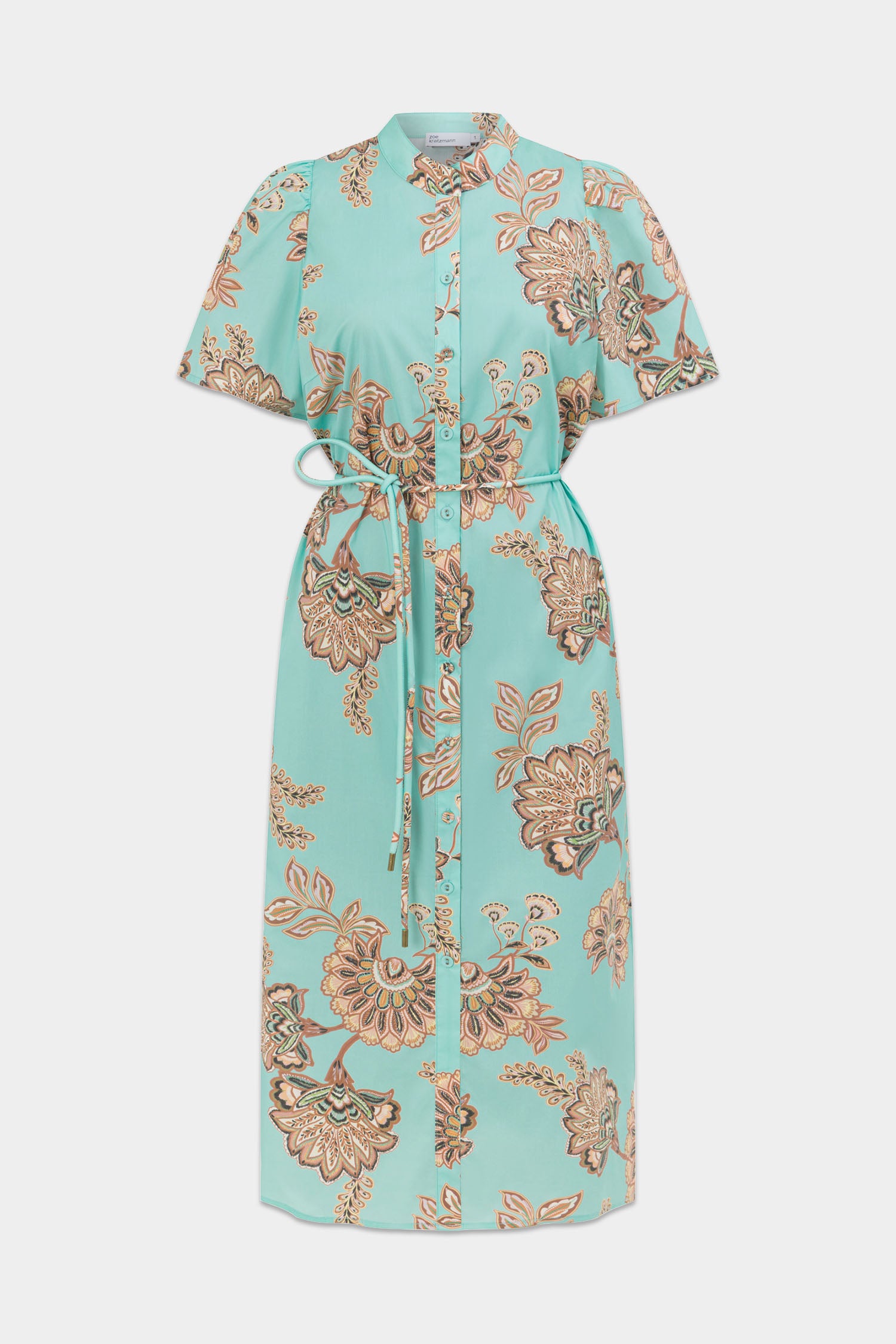 quote dress - mint kgari