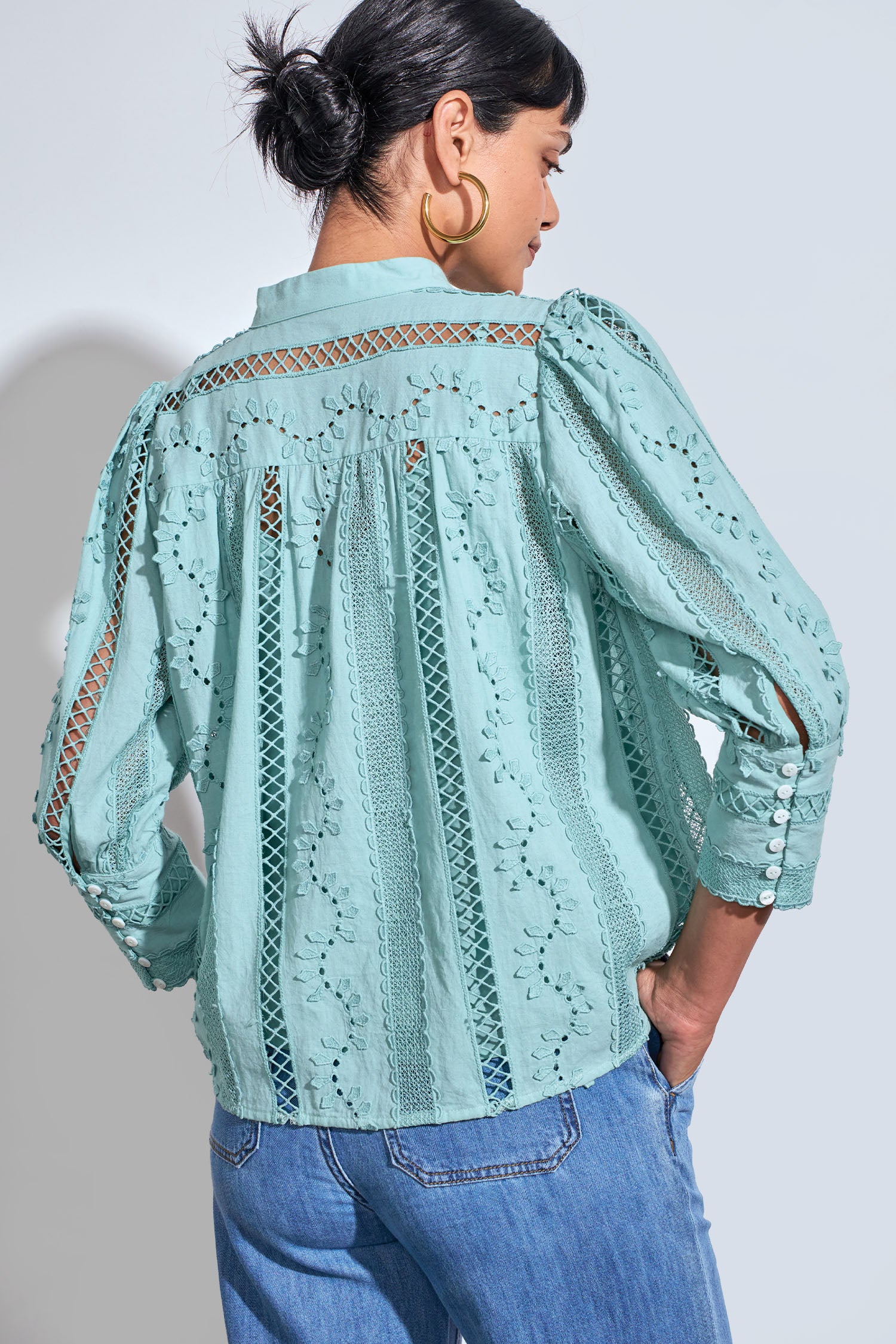 ravel top - mint