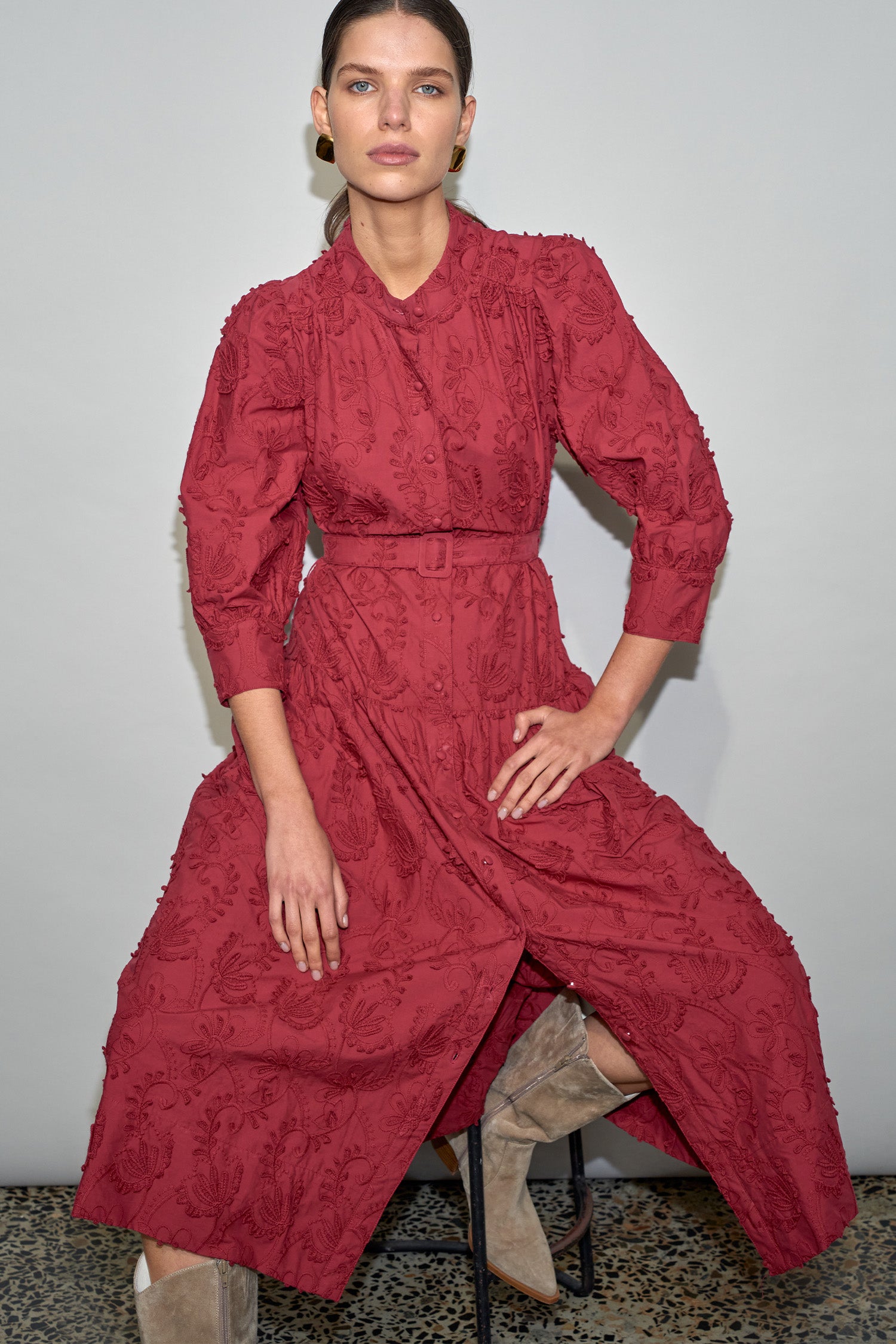 reverie dress - raspberry|  zoe kratzmann| considered design