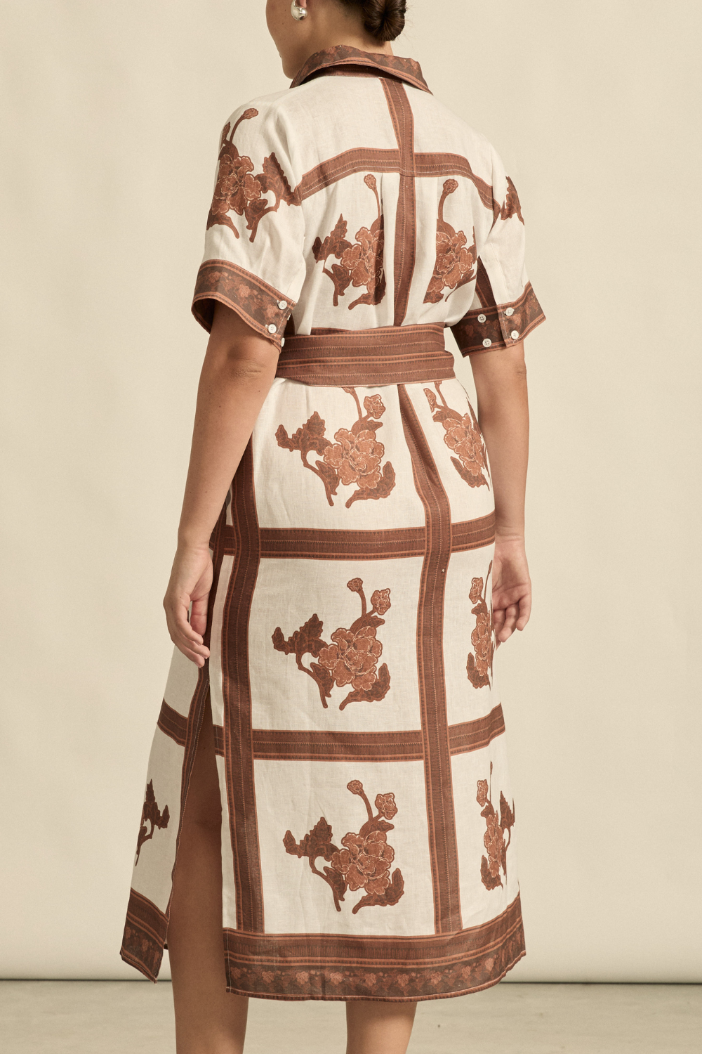 roam dress - coffee collage|  zoe kratzmann| considered design