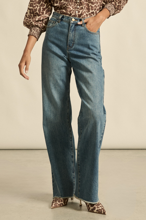 roulette jean - mid wash denim|  zoe kratzmann| considered design