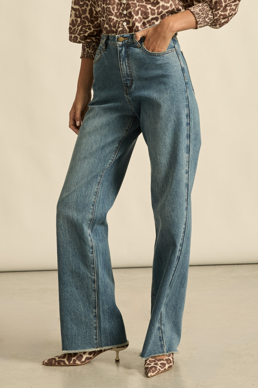 roulette jean - mid wash denim|  zoe kratzmann| considered design