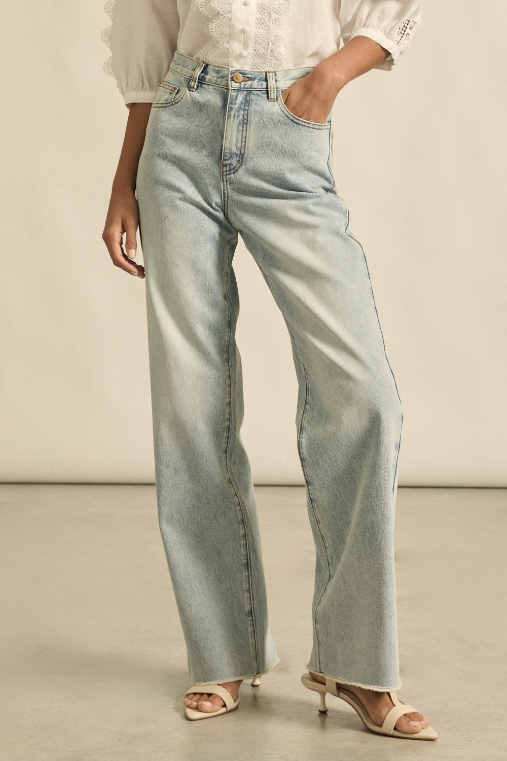 roulette jean - light washed denim|  zoe kratzmann| considered design
