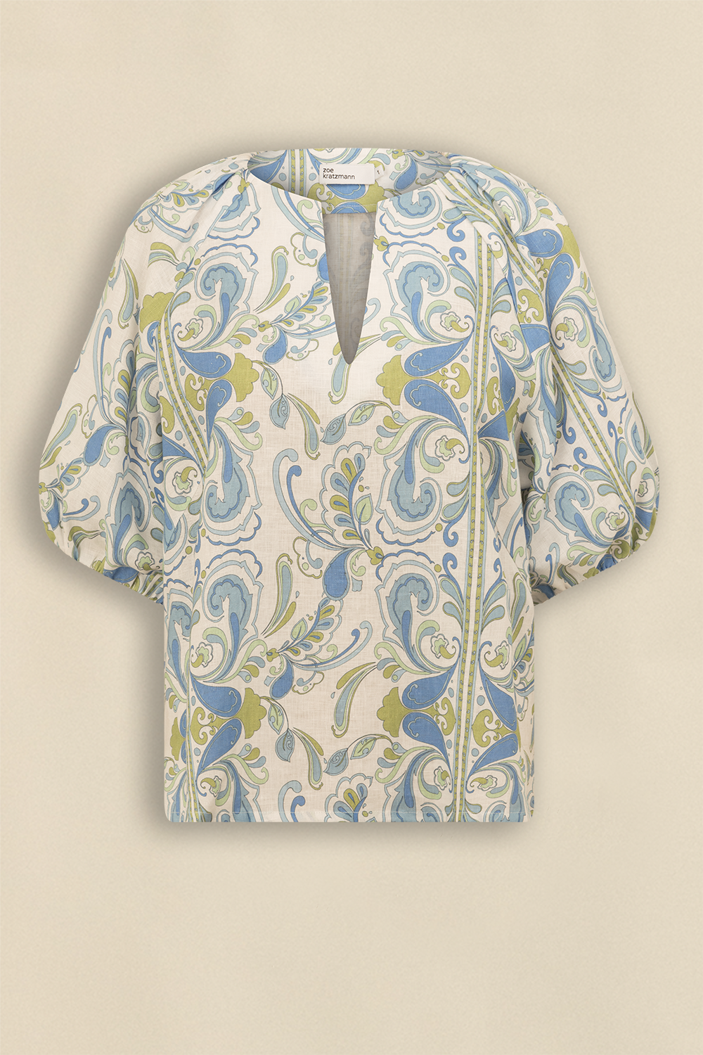 Rouse Top - aqua mirage|  zoe kratzmann| considered design
