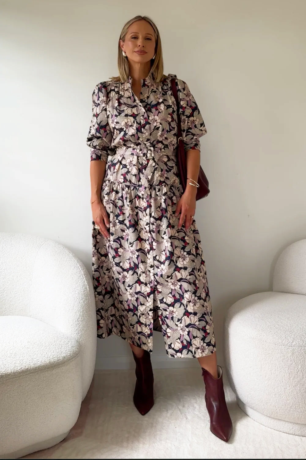 Reverie dress - berry garden|  zoe kratzmann| considered design