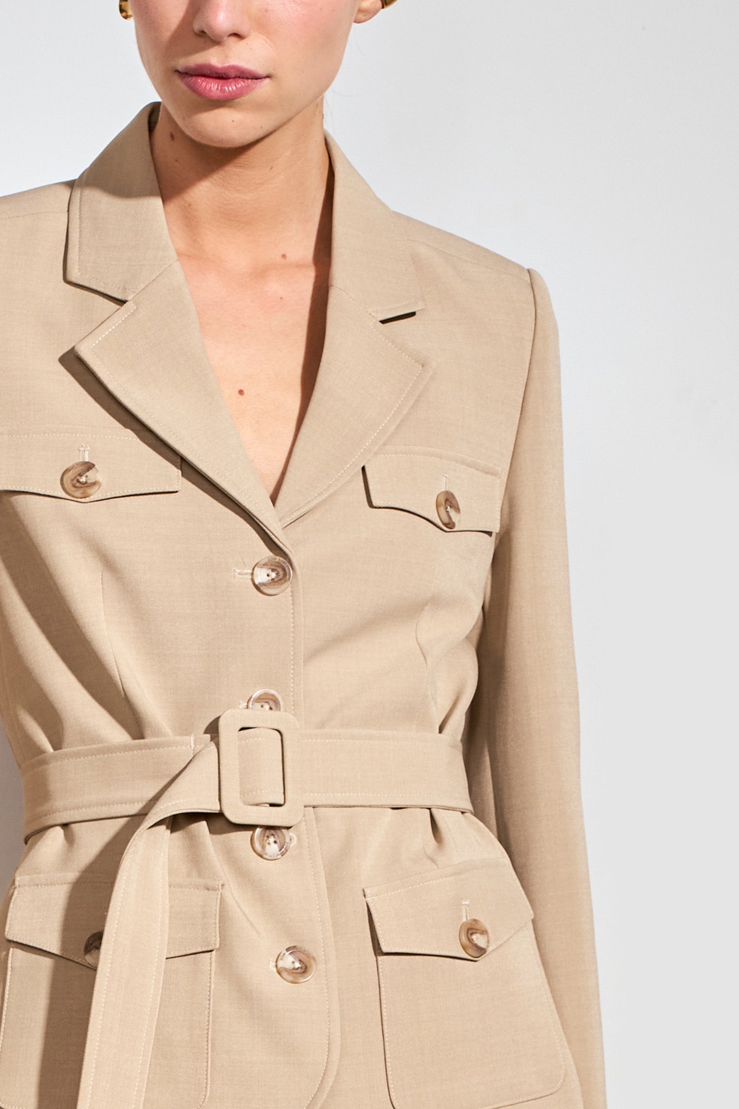 safari jacket - hazelnut