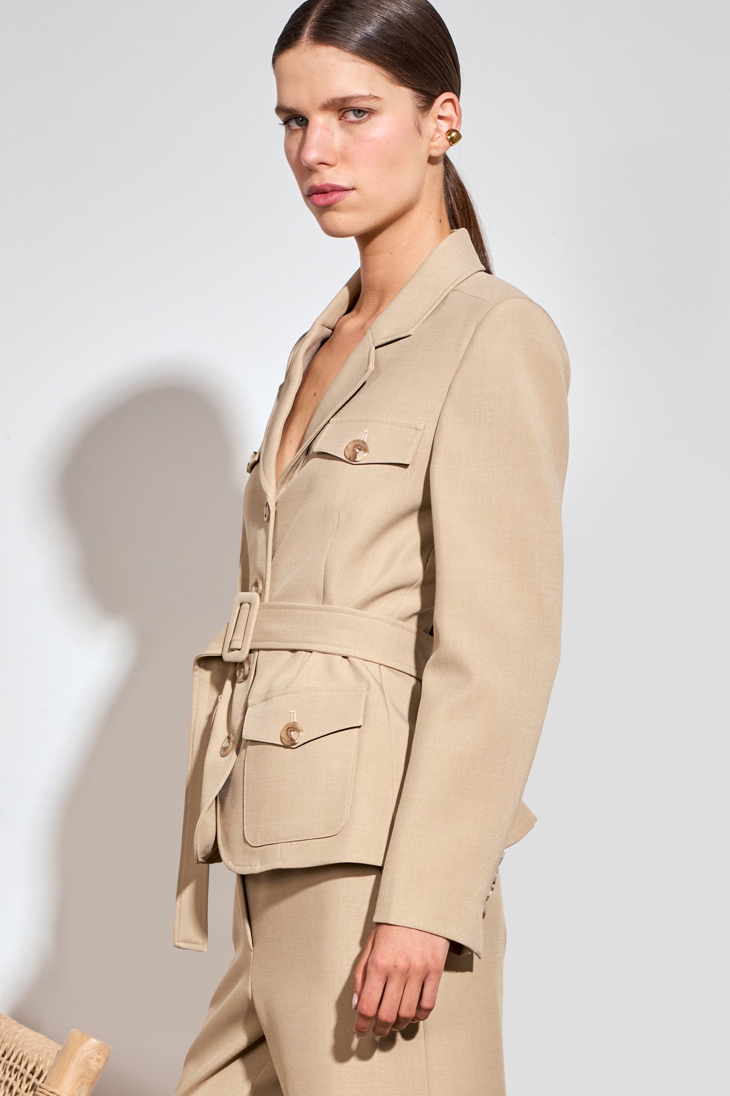safari jacket - hazelnut