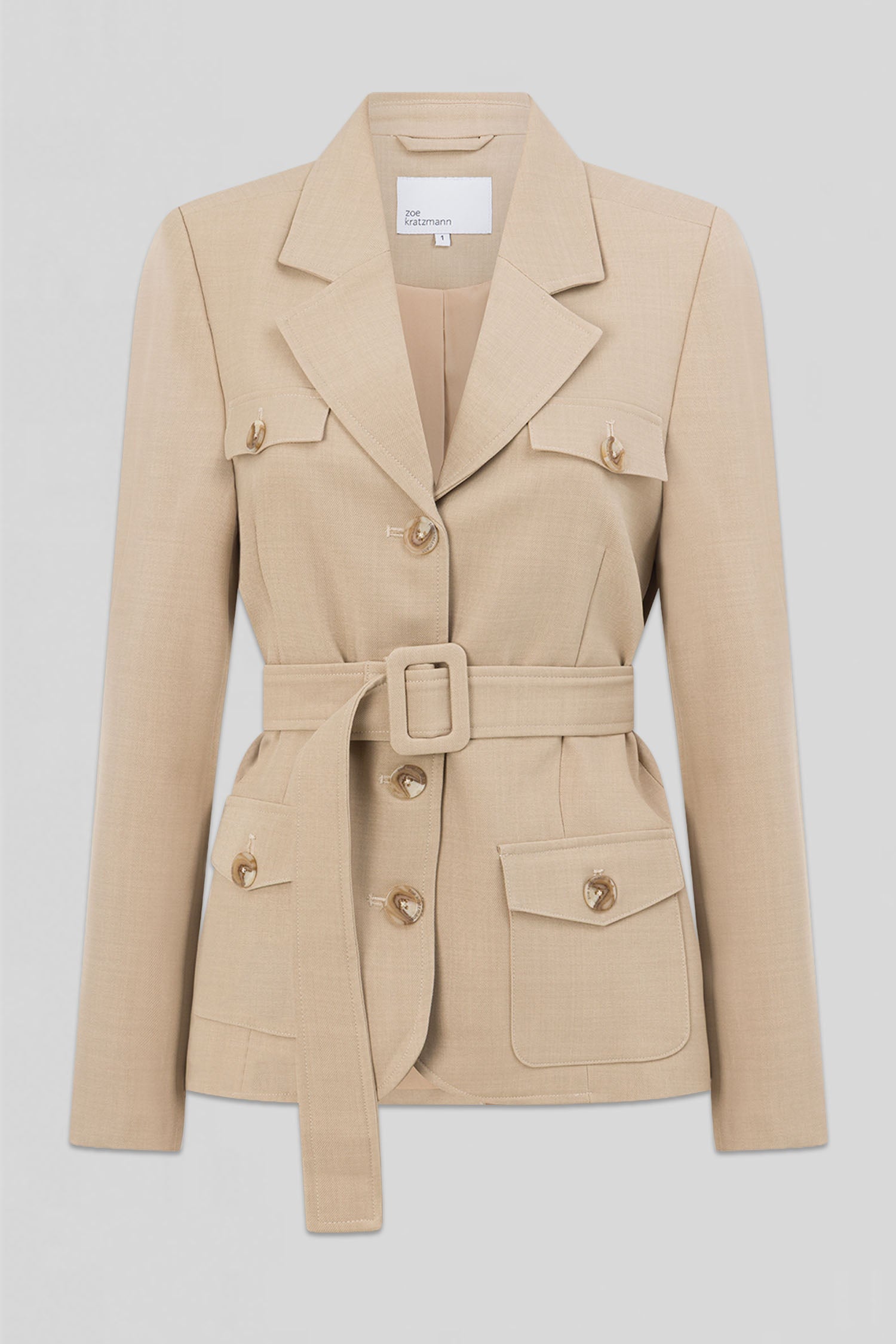 safari jacket - hazelnut