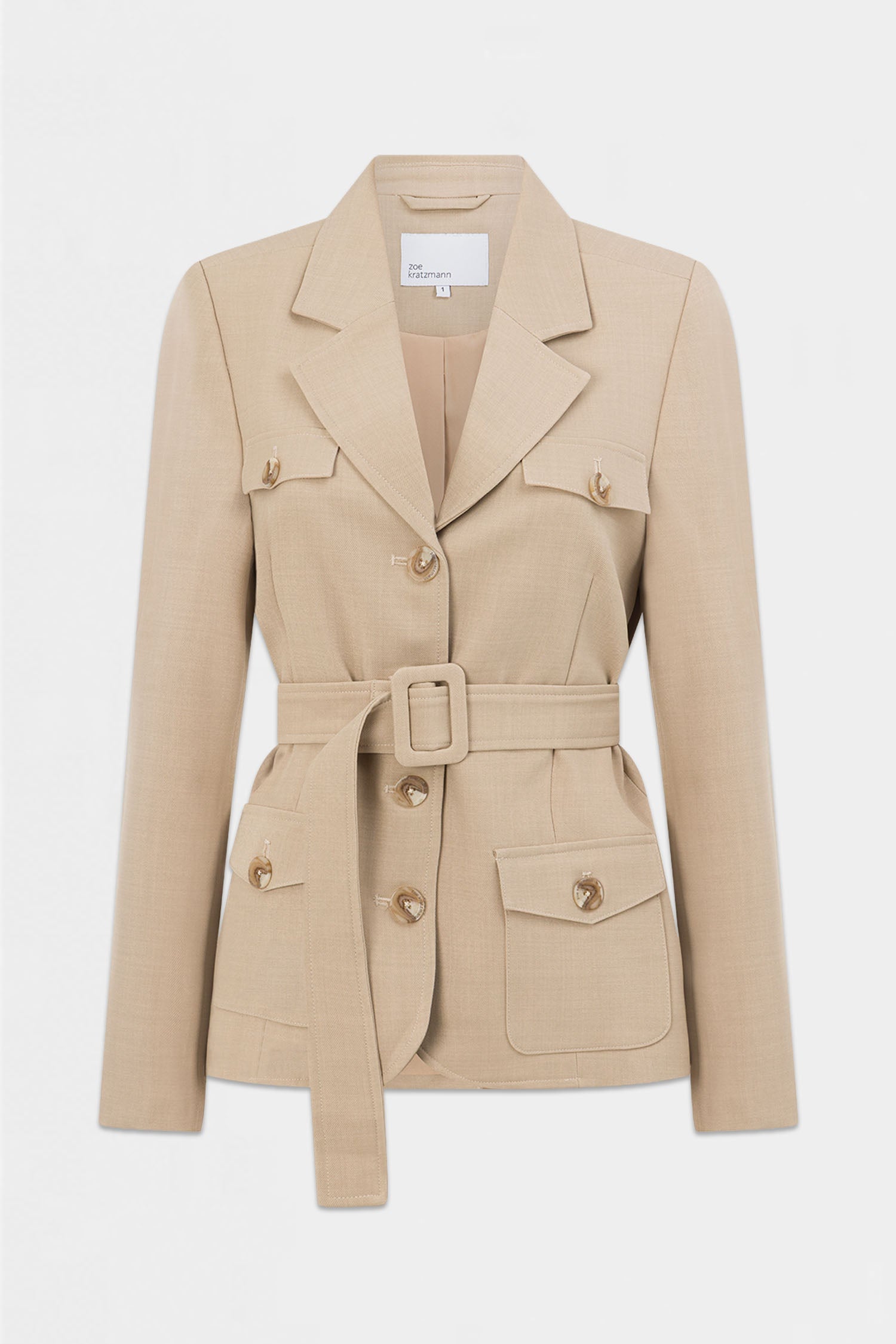 safari jacket - hazelnut|  zoe kratzmann| considered design