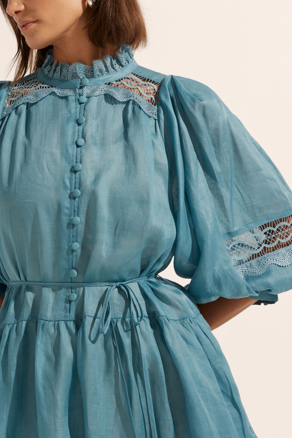 salute dress - seablue
