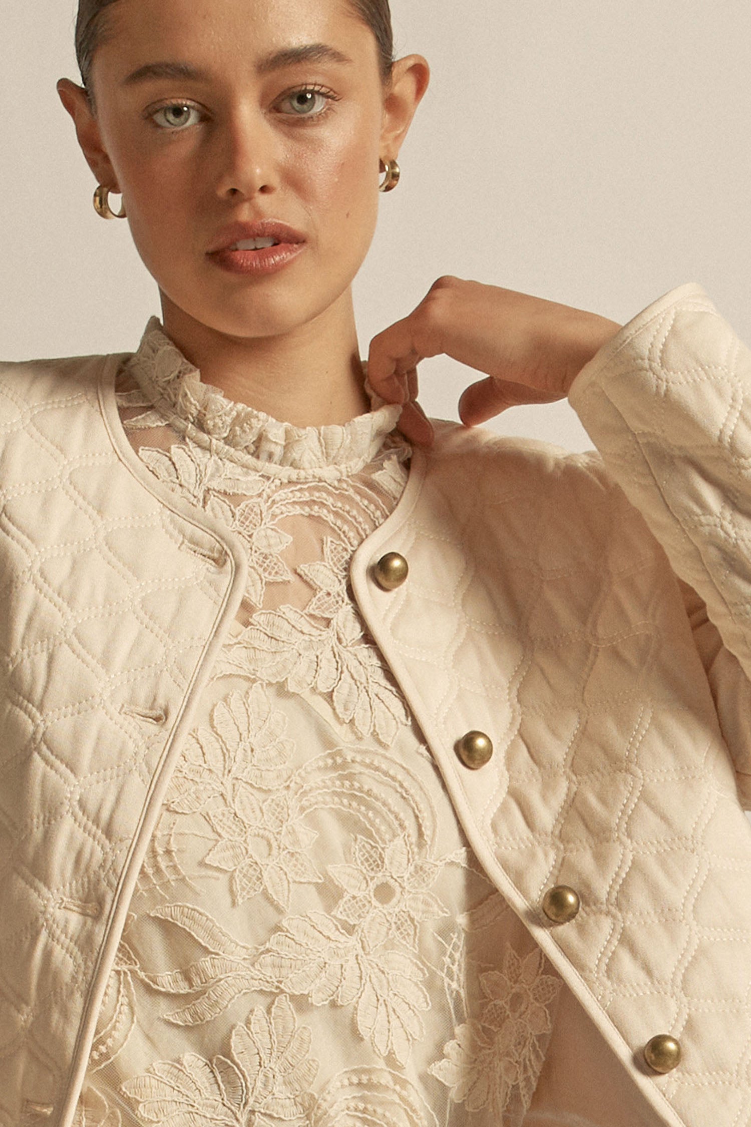 Scribe Jacket - ECRU|  zoe kratzmann| considered design