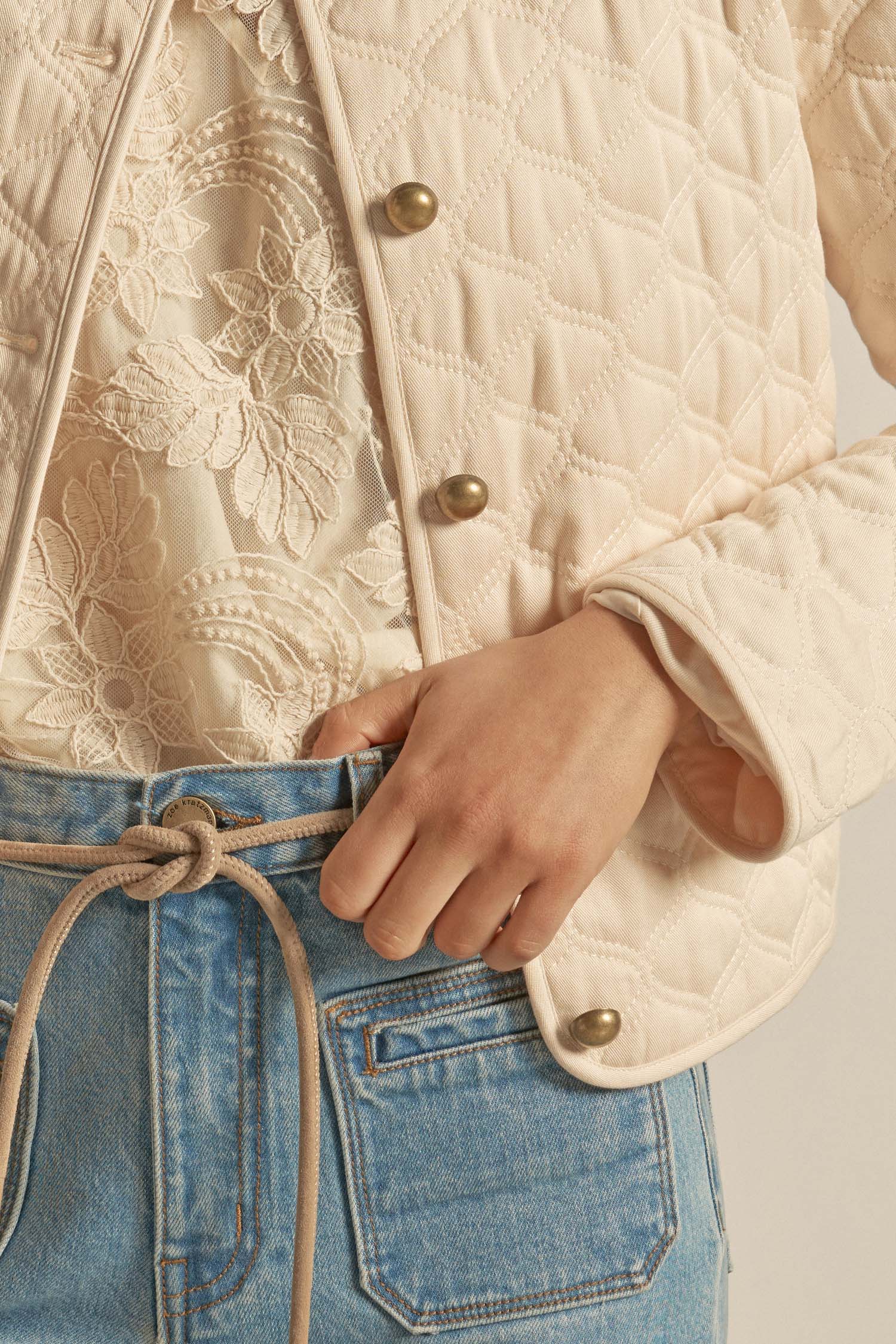 Scribe Jacket - ECRU|  zoe kratzmann| considered design