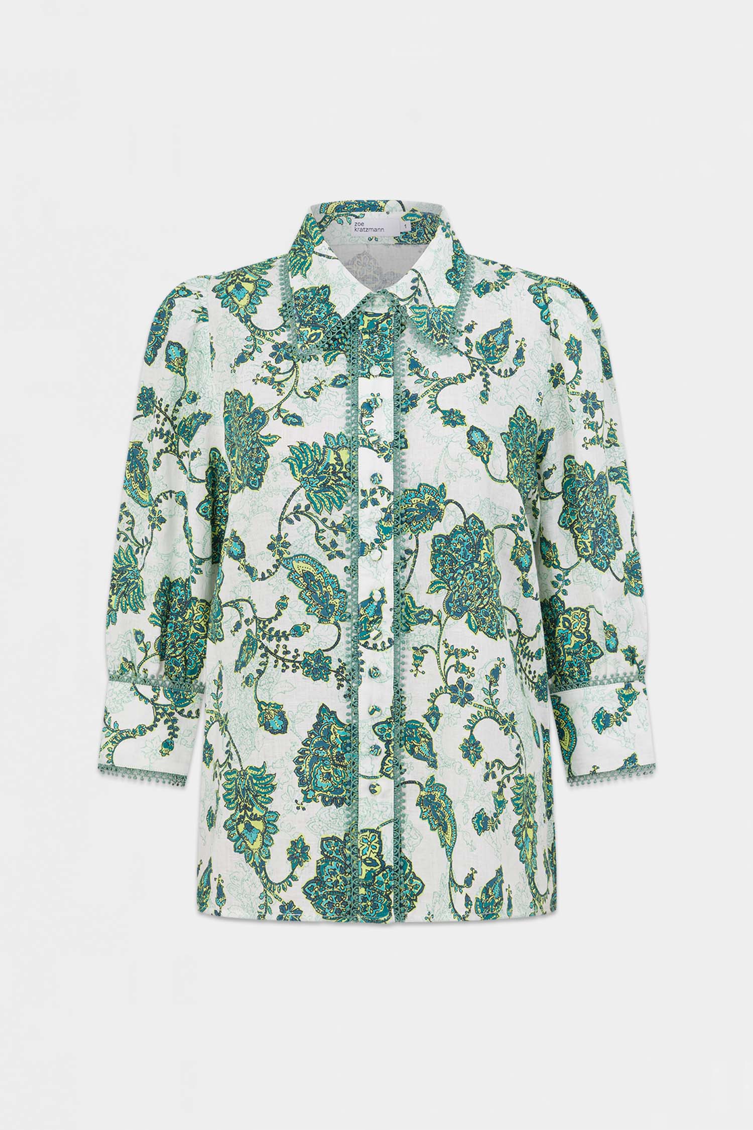 serenade top - garden paisley