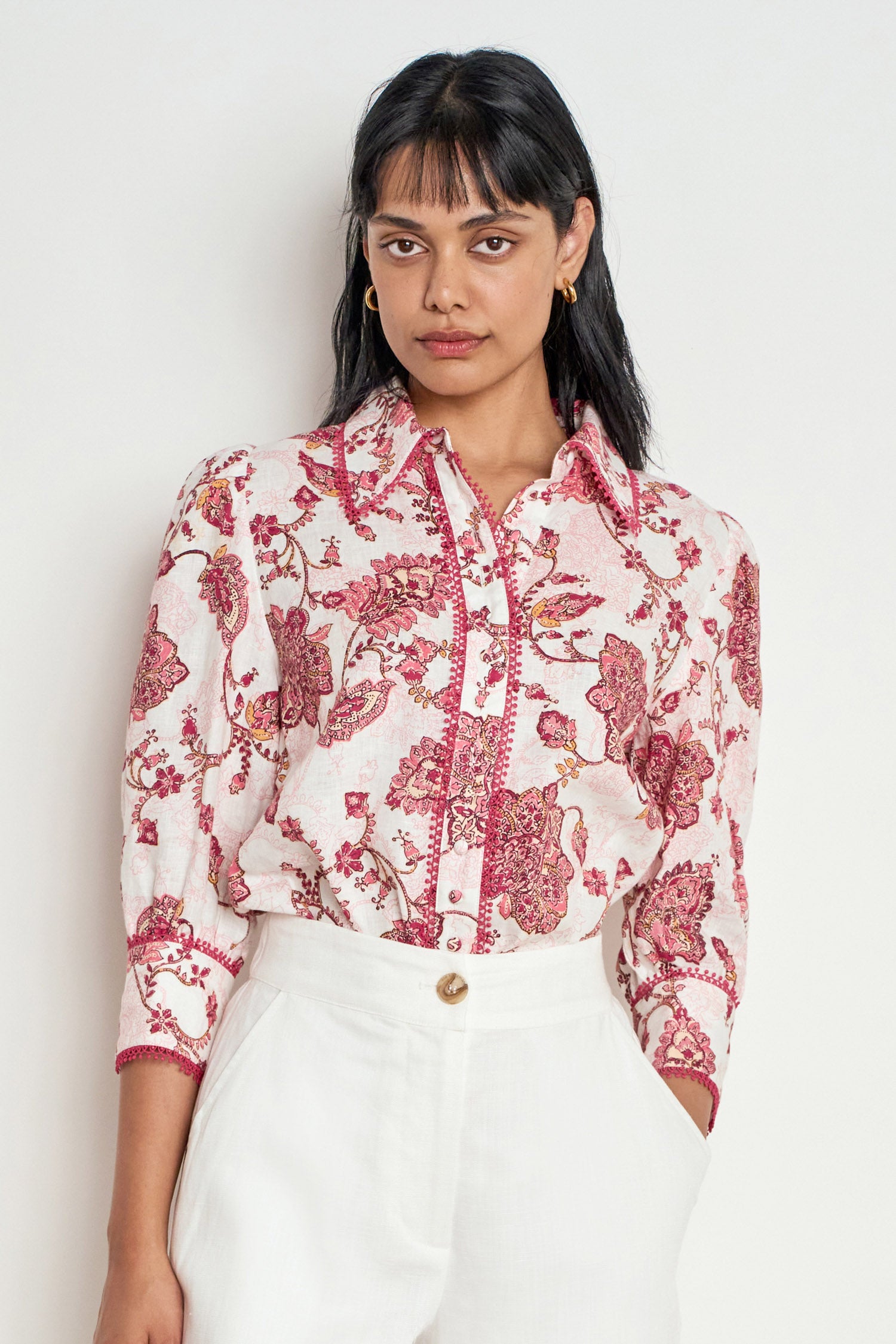 serenade top - rose paisley|  zoe kratzmann| considered design