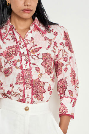 serenade top - rose paisley|  zoe kratzmann| considered design