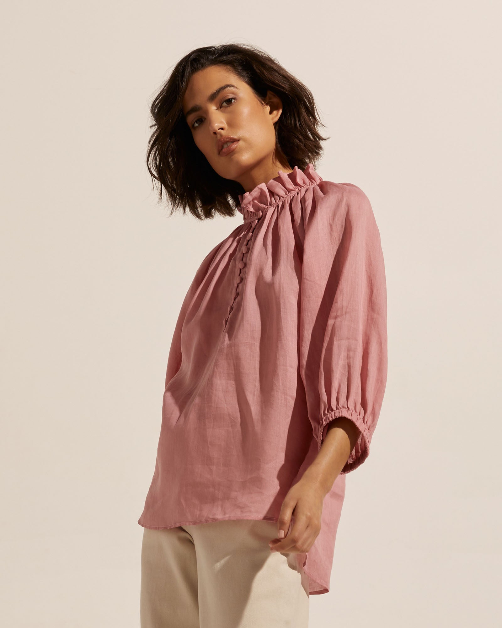 siesta top - rose