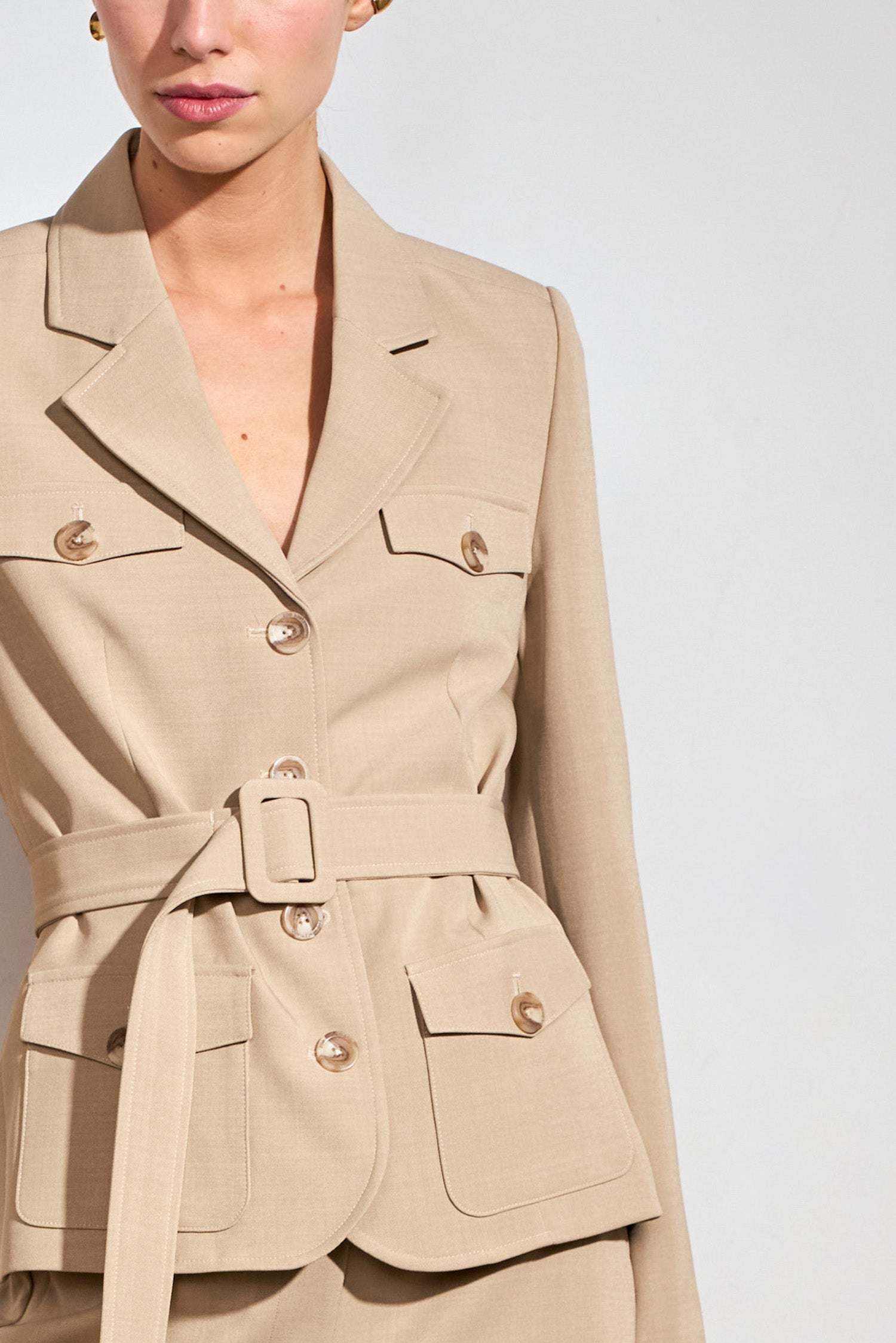 safari jacket - hazelnut|  zoe kratzmann| considered design